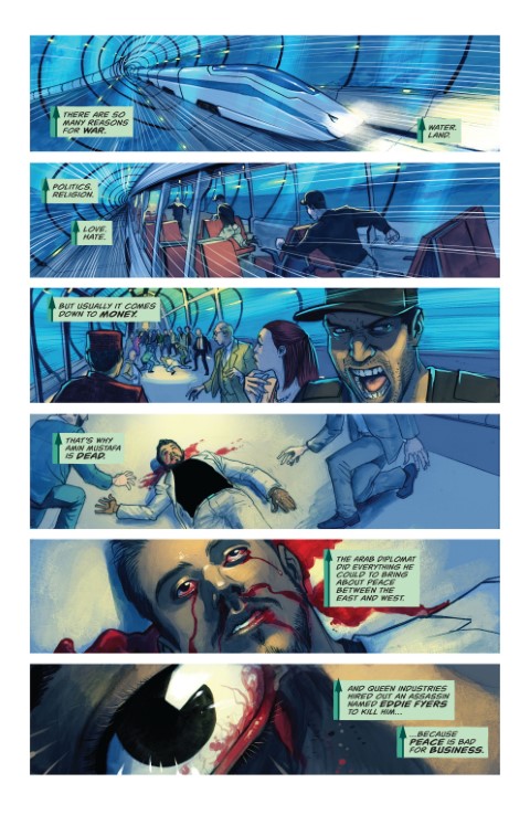 Green Arrow 11 pg 1 - published by Juan Ferreyra